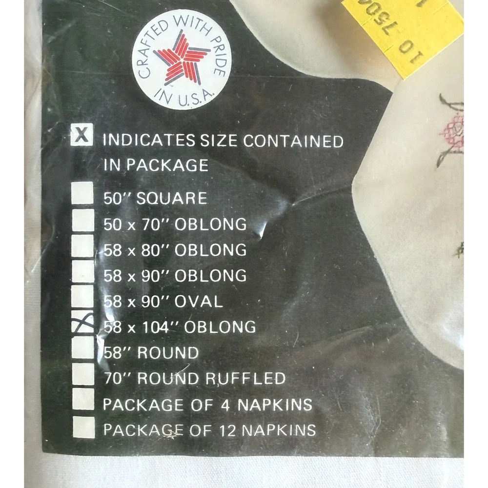 Tobin Stamped Tablecloth Sparkling Rose 1400/42 Oblong 58